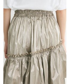 Green Parks ・ＥＬＥＮＣＡＲＥ　ＤＵＥ　メタリックティアードスカート