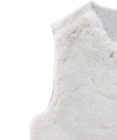 CRAFT STANDARD BOUTIQUE エコファー×ムートンチュニックベスト