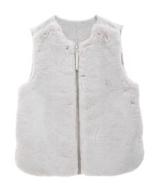 CRAFT STANDARD BOUTIQUE エコファー×ムートンチュニックベスト