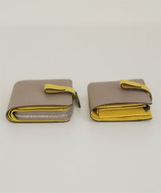 Atelier nuu 日本製 noble L字ファスナー二つ折りウォレット