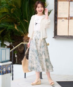 ANY SIS 【JIJI × any SiS】イラストフレンチスリーブ Tシャツ