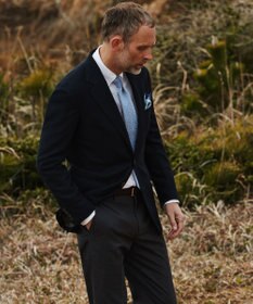 GOTAIRIKU 【吸水速乾】クールマックス鹿の子 ビズシャツ_ボタンダウン