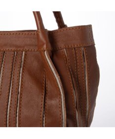 UNBILLION ピークスピーク PEAKS PEAK / ソフトレザーマルチストライプラウンド2wayバッグ