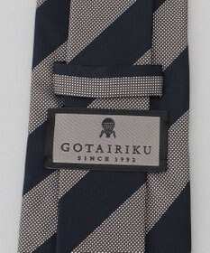 GOTAIRIKU  GOTAIRIKU別注【日本製】シルク ネクタイ_レジメンタル柄