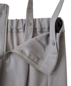 Green Parks マルチＷＡＹフロントｚｉｐサロペットスカート