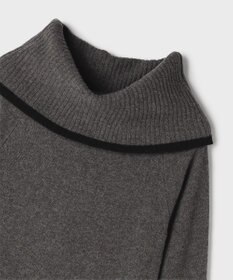 GRACE CONTINENTAL バイカラーオフショルニットワンピース