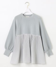 ANY SIS 【洗える】プリーツコンビ ニット