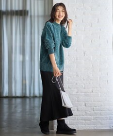 ANY モールニットプルオーバー