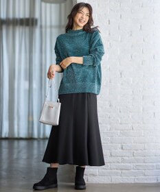 ANY モールニットプルオーバー