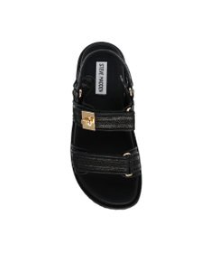 STEVE MADDEN BIGMONA ダブルベルトラフィアサンダル