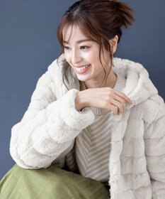 Tiaclasse 【2WAY】エコファーキルティングリバーシブルコート