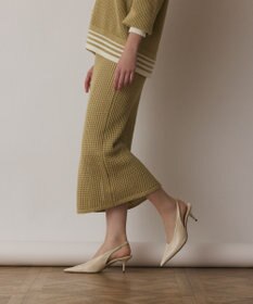 GRACE CONTINENTAL メッシュタイトニットスカート