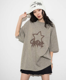 WEGO 【ユニセックス着用ITEM】スノーダイグラフィックT