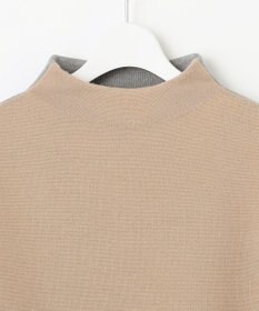 自由区 【セットアップ対応・洗える】ウールミラノボトルネック ニット