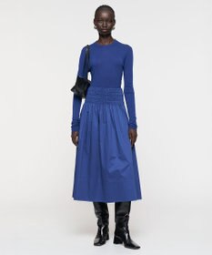 JOSEPH 【洗える】コットンサティーン　スカート