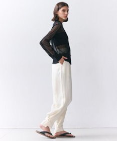 BEIGE， PYRRHOT / シアーコンビ リブカーディガン