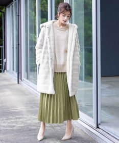 Tiaclasse 【2WAY】エコファーキルティングリバーシブルコート