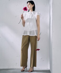 自由区 【カトリエムブーケ】Envelopper ワイドストレートラップパンツ