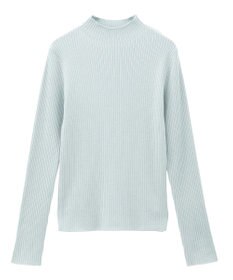 YECCA VECCA ラメ混ハイネックリブニット