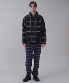 WEGO 【ユニセックス着用ITEM】ボアチェックブルゾン