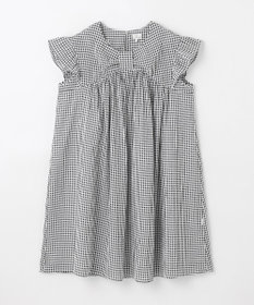 組曲 KIDS 【150-160㎝】ギンガムサッカー ワンピース