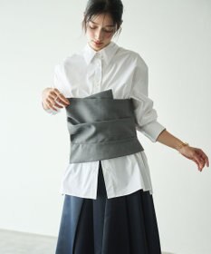 #Newans ビスチェレイヤーシャツ