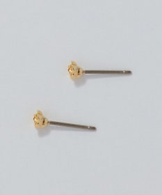 Phoebe 【金属アレルギー対応】プチフラワービジュースタッドピアス　オレンジ