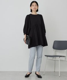 AMERICAN HOLIC DOTジャガードティアードブラウス