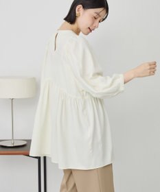 AMERICAN HOLIC DOTジャガードティアードブラウス