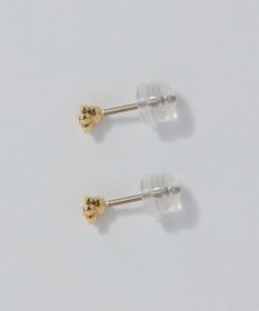 Phoebe 【金属アレルギー対応】プチフラワービジュースタッドピアス　オレンジ