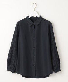 ANY SIS 【洗える】エンブロイダリースリーブ ブラウス