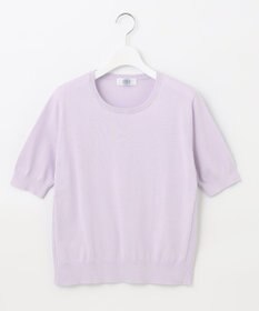 J.PRESS LADIES 【洗える】 BASIC HI-COTTON クルーネック ニット