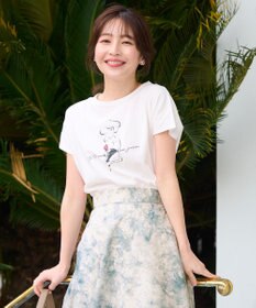 ANY SIS 【JIJI × any SiS】イラストフレンチスリーブ Tシャツ