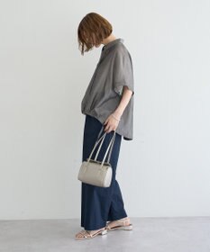 YECCA VECCA サイドスリットドロストシャツ