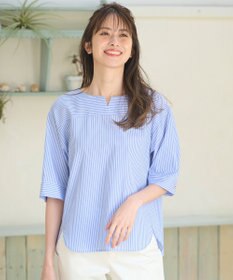 洗える】ノーカラーシャツ ブラウス / any SiS | ファッション通販