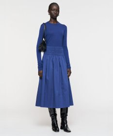 JOSEPH 【洗える】コットンサティーン　スカート