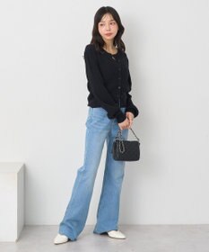 earth music&ecology ミニケーブルコンパクトカーディガン