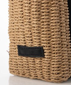 LA BAGAGERIE 【maison vert】 【ペーパー素材・多収納】リボンハンドル2WAYかごバッグ