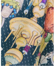 MOONBAT SWASH LONDON 大判シルクツイルスカーフ Trifle 68×68cm 日本製