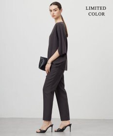 ICB L 【新色追加・WEB限定カラーあり・接触冷感・UVケア・速乾・防シワ・洗える】 FluidBackSatin  ドロストパンツ