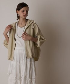 GRACE CONTINENTAL ナイロンバルーンフードジャケット