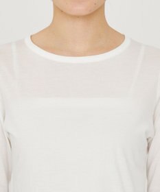 uncrave アルビニスタシフォン ボートネック カットソー（uncrave STANDARD）