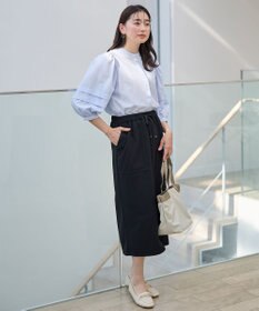 ANY 【接触冷感/UVカット/抗菌防臭/速乾】エニィファンクションタックスリーブブラウス