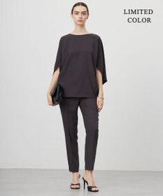 ICB L 【新色追加・WEB限定カラーあり・接触冷感・UVケア・速乾・防シワ・洗える】 FluidBackSatin  ドロストパンツ