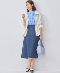 組曲 【撥水・WEB限定】ギャザーフード パッカブルブルゾン