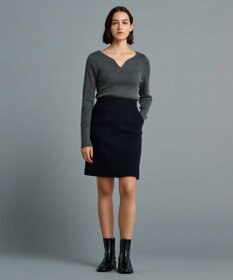 uncrave プルーフ メルトン ミニスカート（uncrave STANDARD）