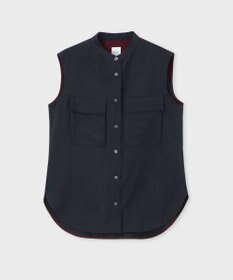 Paul Smith レーヨンドレープ ノースリーブ シャツ