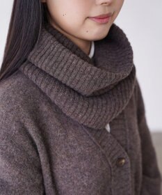 TOQUE 〈大草直子さんアドバイザー〉ベビーアルパカ×ウール縮絨ニットネックウォーマー