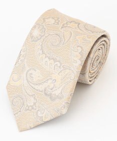 J.PRESS MEN 【LUXURY SILK】ペイズリー ネクタイ ライトグレー系7