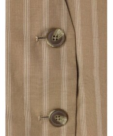 Green Parks 綿麻混シングルミディ丈ベスト